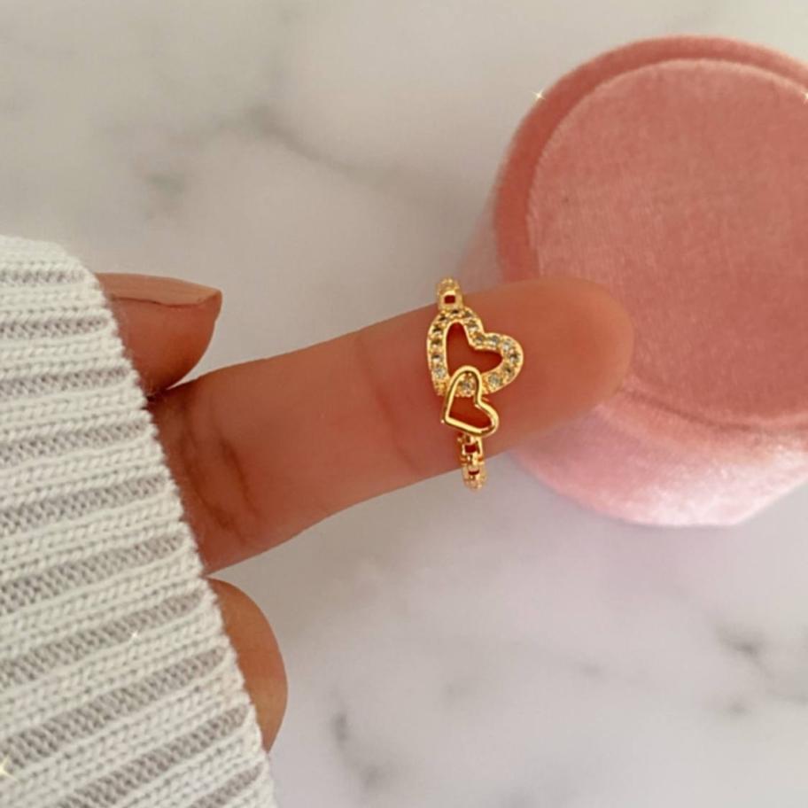 Anillo Corazones 