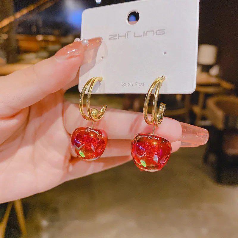 Aretes Cereza