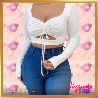Blusa con mangas largas
