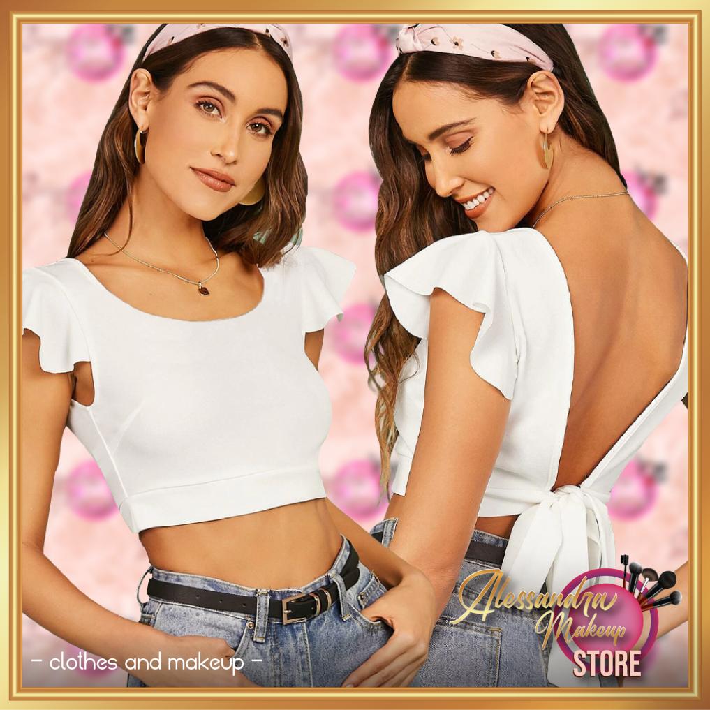 Blusa con vuelos